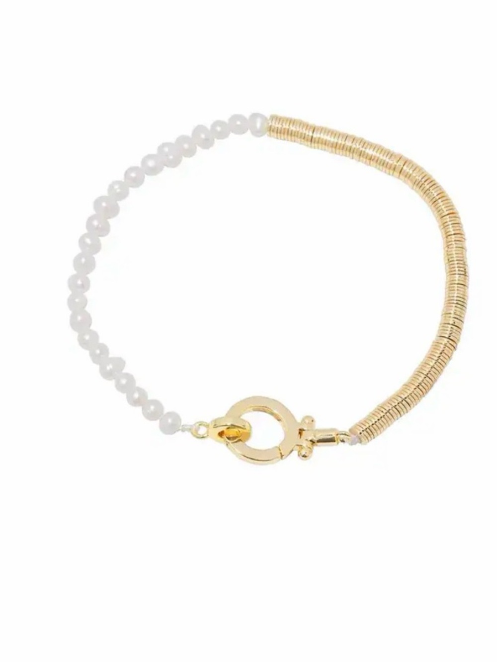Gorjana Margot Pearl Asymmetrical Bracelet